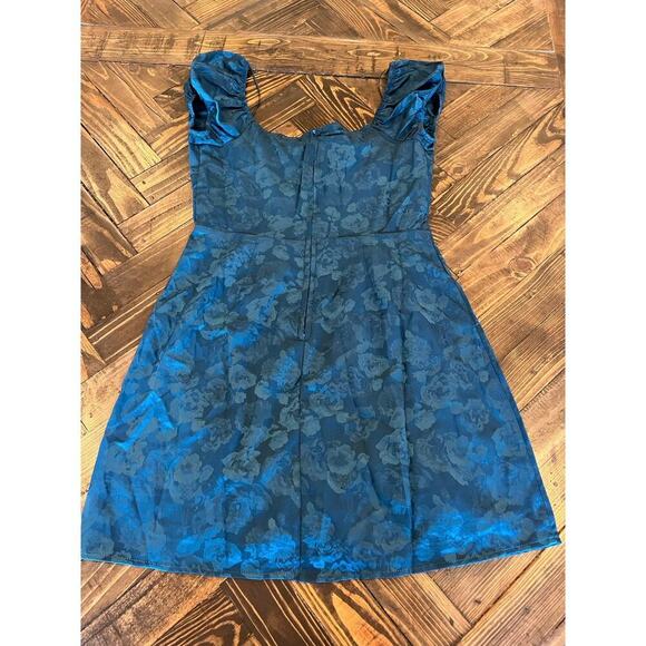 Francesca’s Babydoll Floral Mini Slip Dress Women Small Wedding Easter Spring - Picture 3 of 10